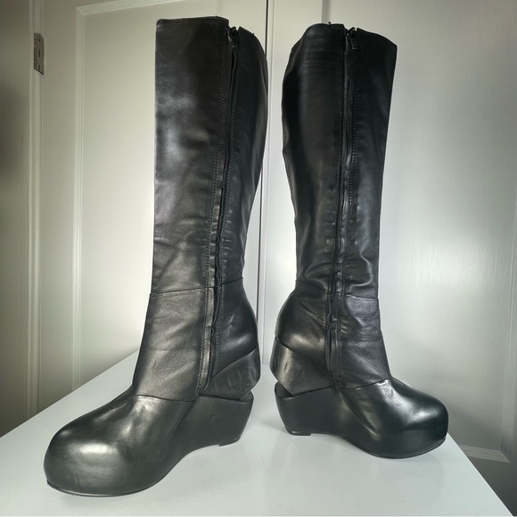 All Saints Shoes - All Saints Savitr Knee High Black Platform
Boots